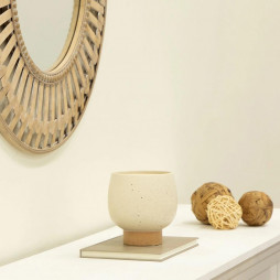 Ceramic serving bowl teal blue peacock series