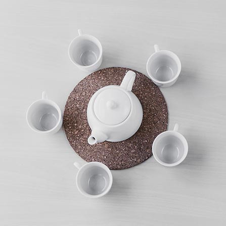 Teapot for brewing and serving tea with timeless style