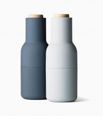 Bottle grinder mill set of 2 spice with solid handle