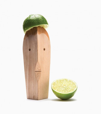 Citrus reamer made of wood for juicing manually minimalist design