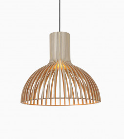 Scandinavian Style Ceiling Mount Wood Pendant Lighting Lamp