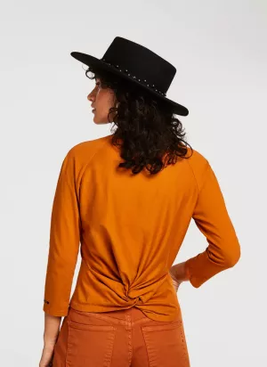 Globus Women Mustard Solid Top