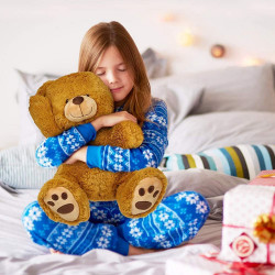LotFancy Stuffed Animals, Soft Cuddly Stuffed Plush Bear