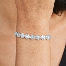 Flower American Diamond Bracelet