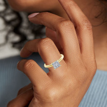 American Diamond Stone Zircon Ring