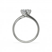 Stone Sapphire Silver Plated Ring