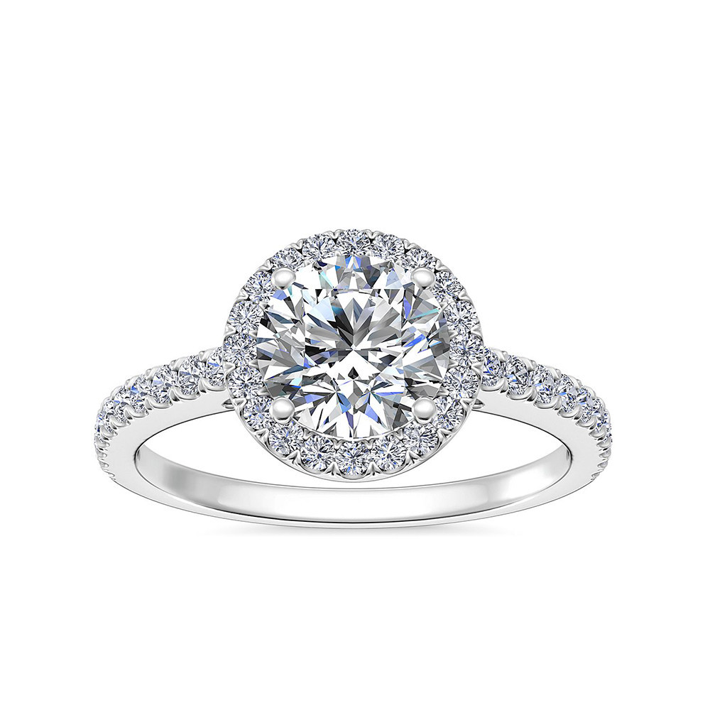 Diamond Double Edge Engagement Ring Diamond Double Edge Engagement Ring