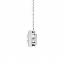 Glamorous Cubic Round Pendant