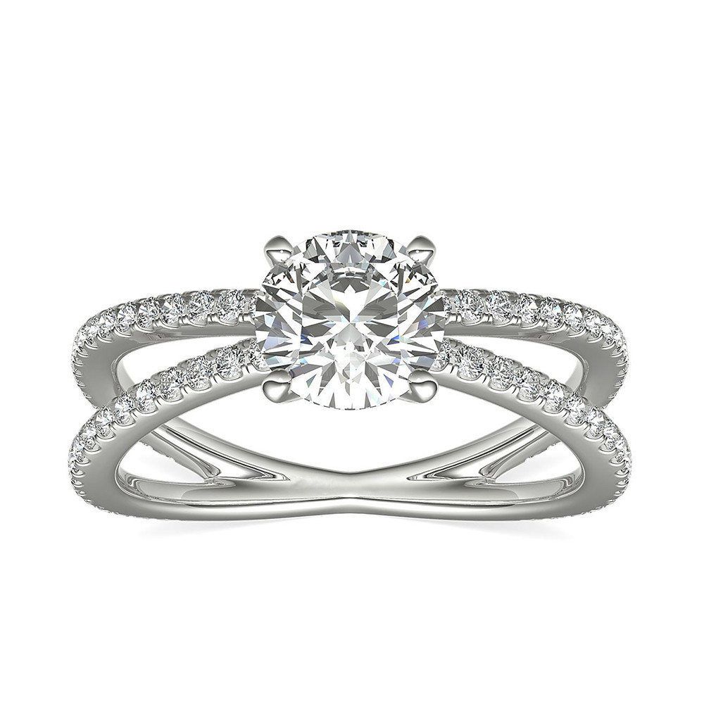 Sterling Silver Engagement Ring Sterling Silver Engagement Ring