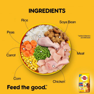 Pedigree Chicken & Vegetables Adult Dry Dog Food