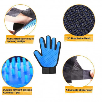 gentle dog hair remover brush comb and cat brush mitt