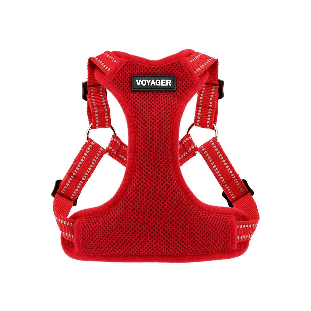 voyager step-in air dog harness - all weather mesh step