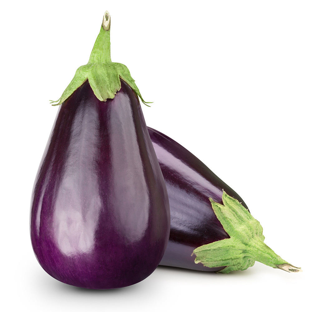Fresh Organic Brinjal Purple Big procured