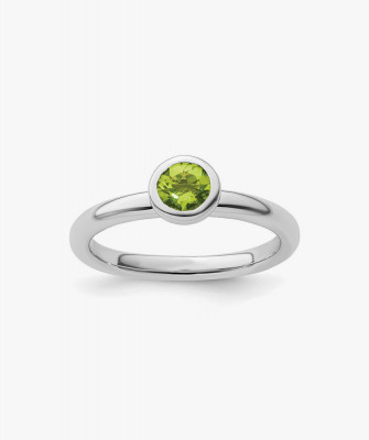 Green Peridot Ring
