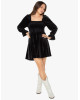 The Black Puffy Dress