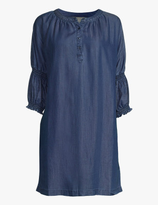 Smocked Shoulder Dress