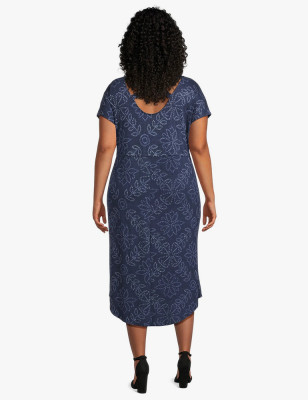 Printed Sleeve Dress