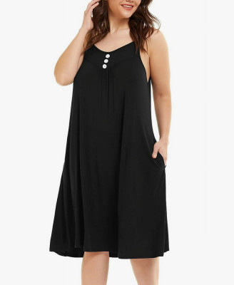 Shoulder Straps Maxi Dress