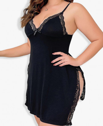 Side Slit Sleepwear