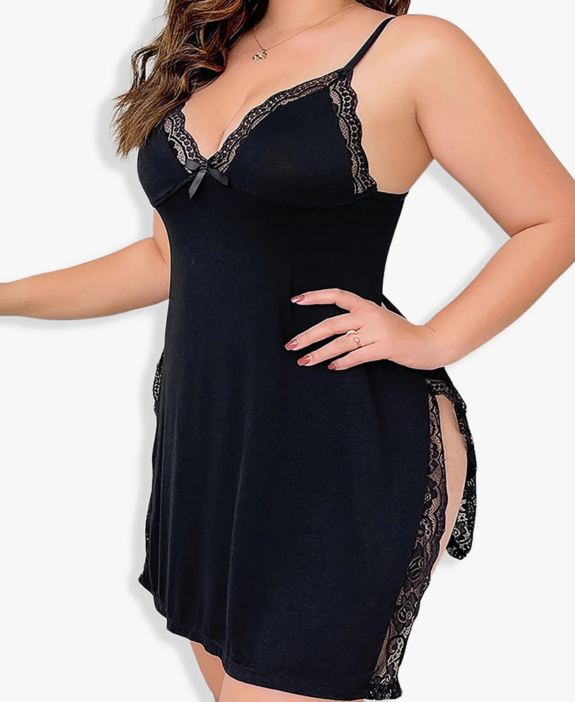 Side Slit Sleepwear