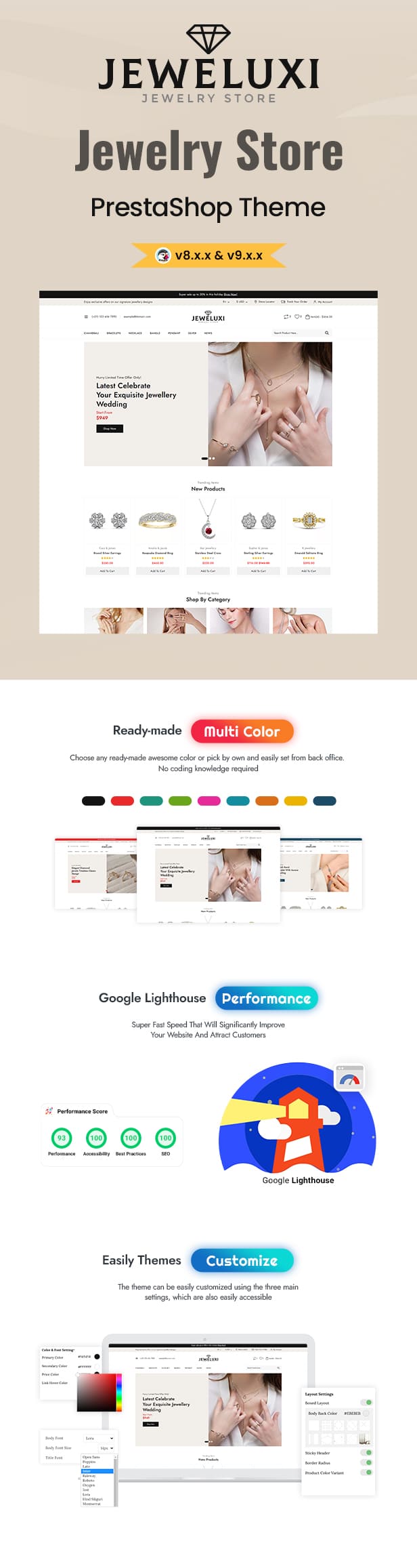 jeweluxi - Jewelry Store Prestashop Theme - 1