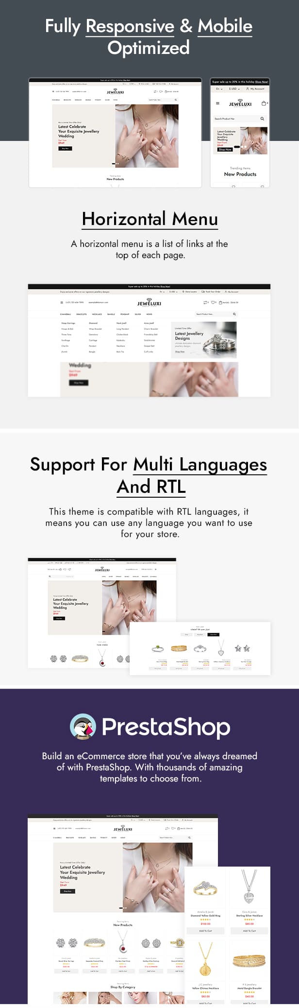 jeweluxi - Jewelry Store Prestashop Theme - 2