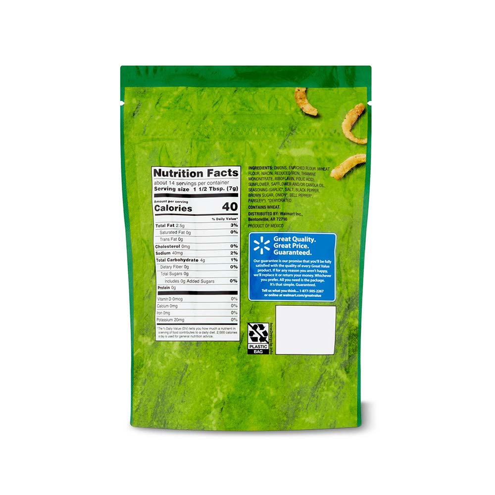 Great value garlic pepper crispy onions - Image 2