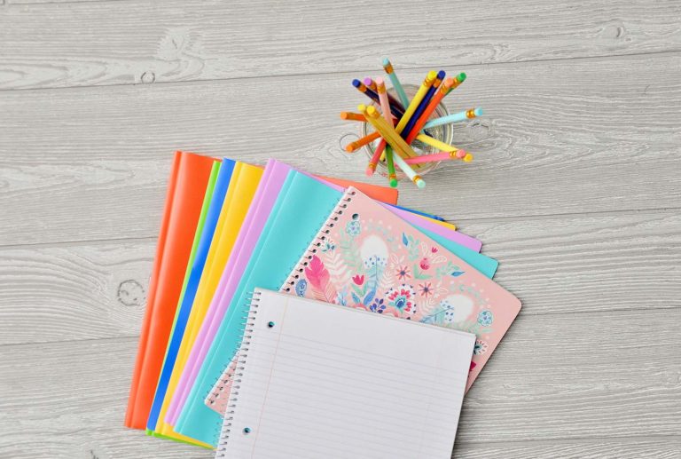 Students need notebooks pens and rulers for daily classroom work